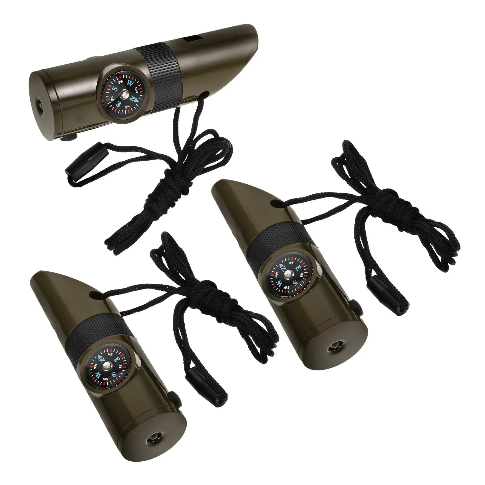 3Pcs Outdoor Survival Whistle Multifunction Emergency Camping Safety Whistle Loud Signal Flashlight Compass Outdoor Accessory
3Pcs Outdoor Survival Whistle Multifunction Emergency Camping Safety Whistle Loud Signal Flashlight Compass Outdoor Accessory