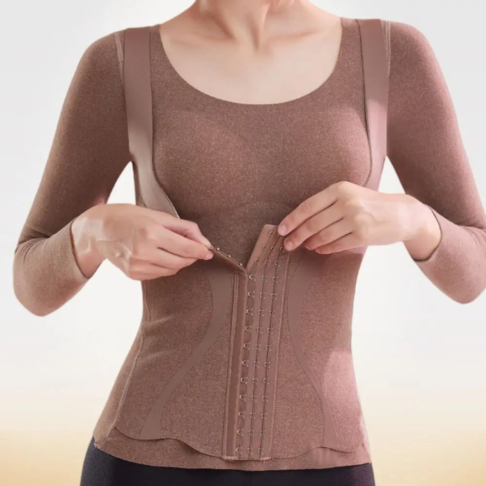 Slimming Thermal Shapewear Body Shapers Belly Contracting Tummy Control Top Long Sleeves Velvet Winter Warm Top Postpartum
Slimming Thermal Shapewear Body Shapers Belly Contracting Tummy Control Top Long Sleeves Velvet Winter Warm Top Postpartum