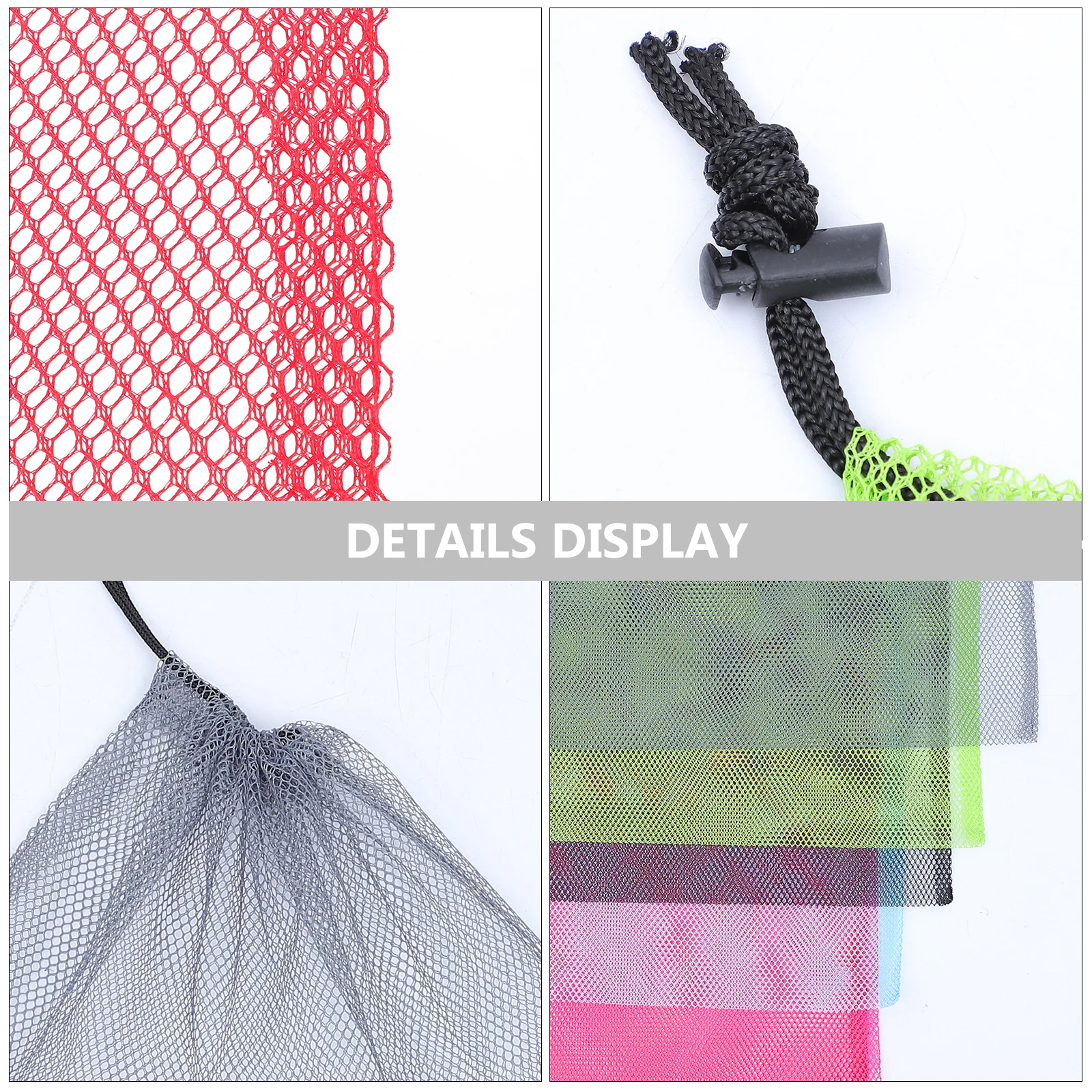 6pcs Fashion Drawstring Mesh Pouch Lightweight Storage Bag For Daily Outdoor Activities Yoga Travel Beach Camping Portable
6pcs Fashion Drawstring Mesh Pouch Lightweight Storage Bag For Daily Outdoor Activities Yoga Travel Beach Camping Portable