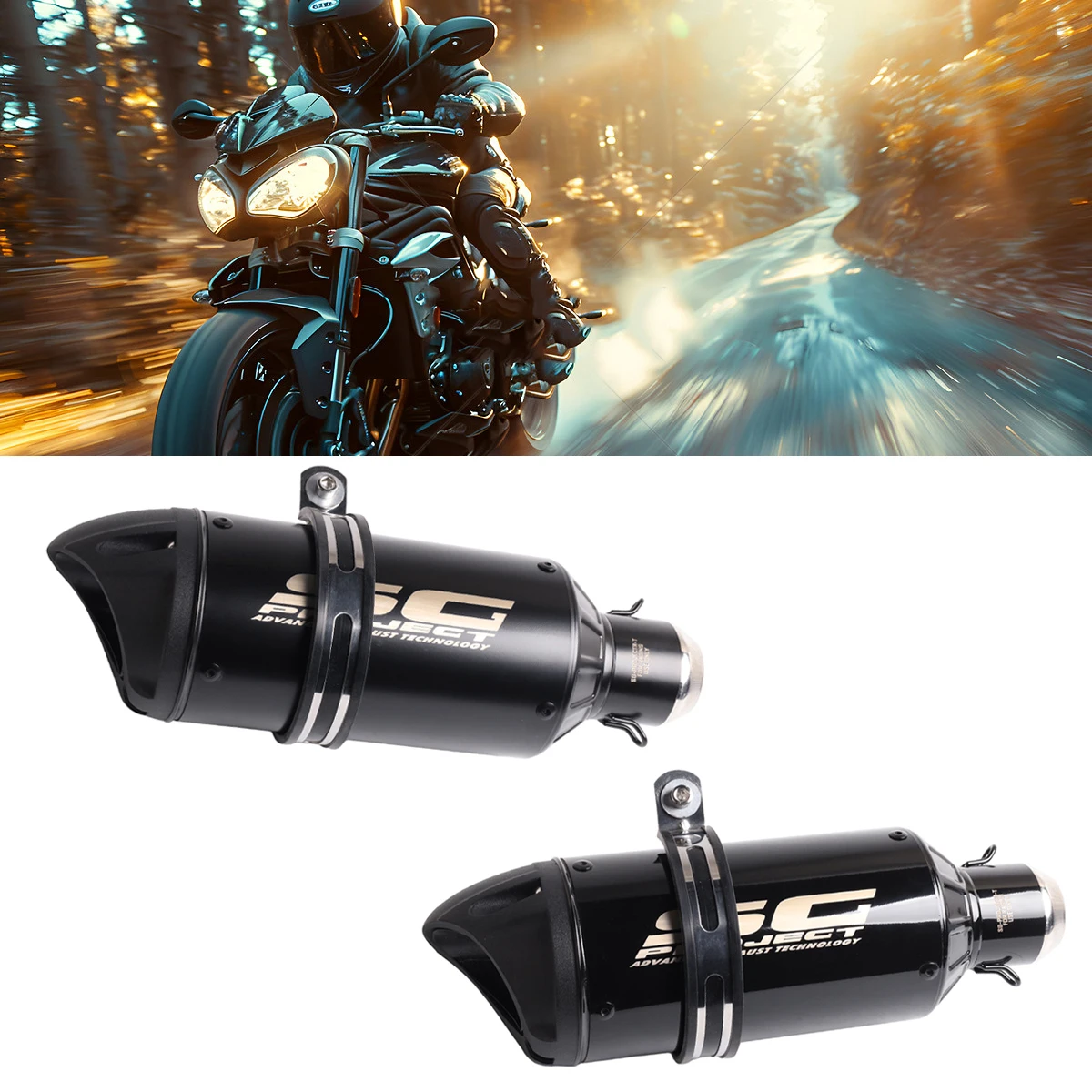 1pc 51MM diameter universal motorcycle exhaust pipe suitable for most motorcycles like Honda
1pc 51MM diameter universal motorcycle exhaust pipe suitable for most motorcycles like Honda