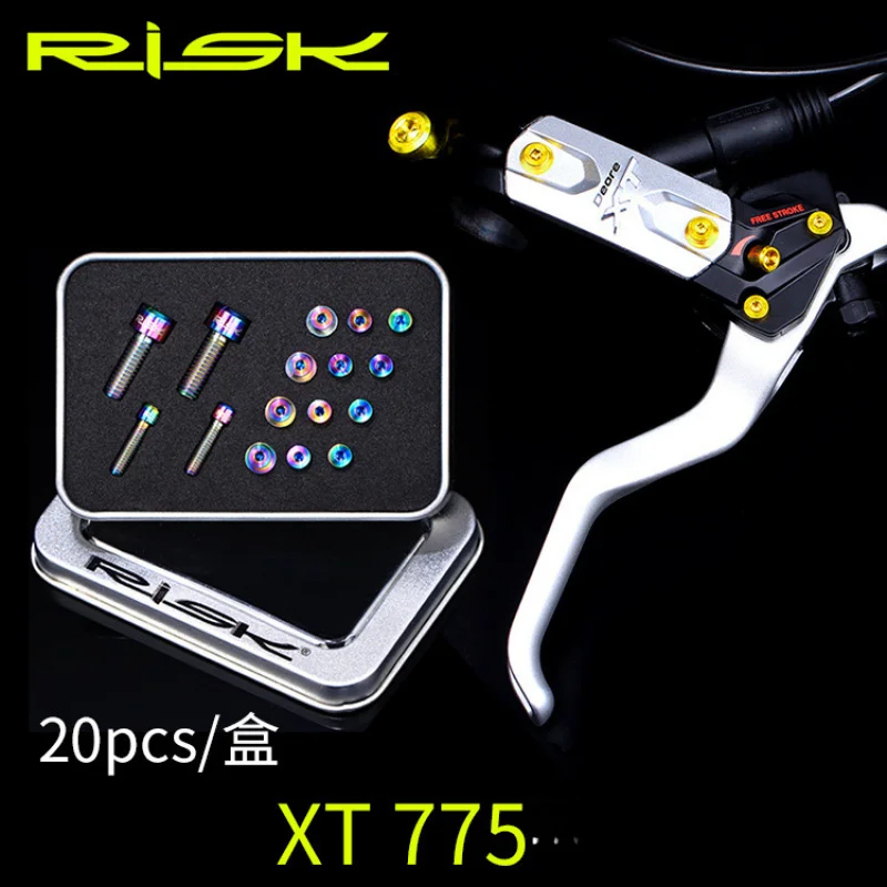 Болты выноса велосипеда RISK - крепежные винты M5*18/M5*20 из титанового сплава с шайбой, 6 шт., золото/черный
Болты выноса велосипеда RISK - крепежные винты M5*18/M5*20 из титанового сплава с шайбой, 6 шт., золото/черный