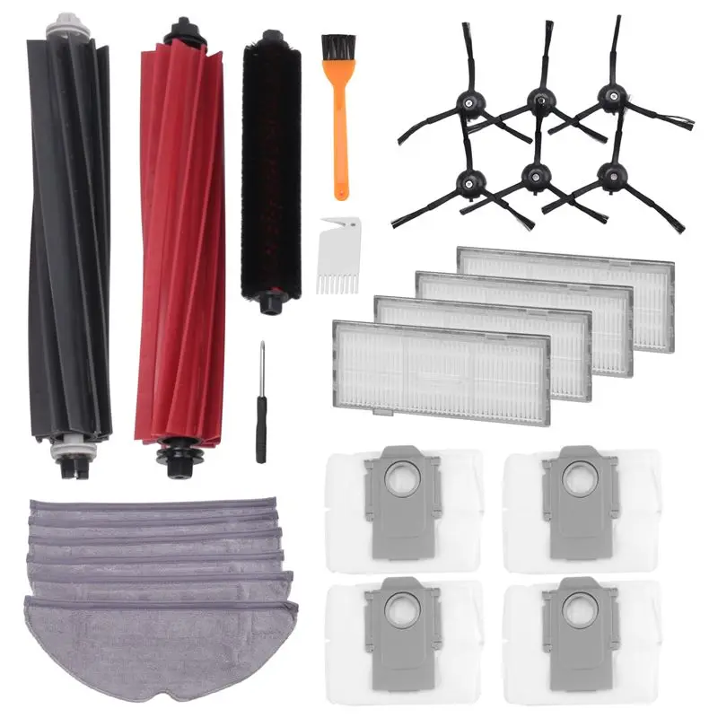A98E-For Roborock S8 Pro Ultra Robot Vacuum Cleaner Main Side Brush Hepa Filters Mop Cloth Dust Bags
A98E-For Roborock S8 Pro Ultra Robot Vacuum Cleaner Main Side Brush Hepa Filters Mop Cloth Dust Bags