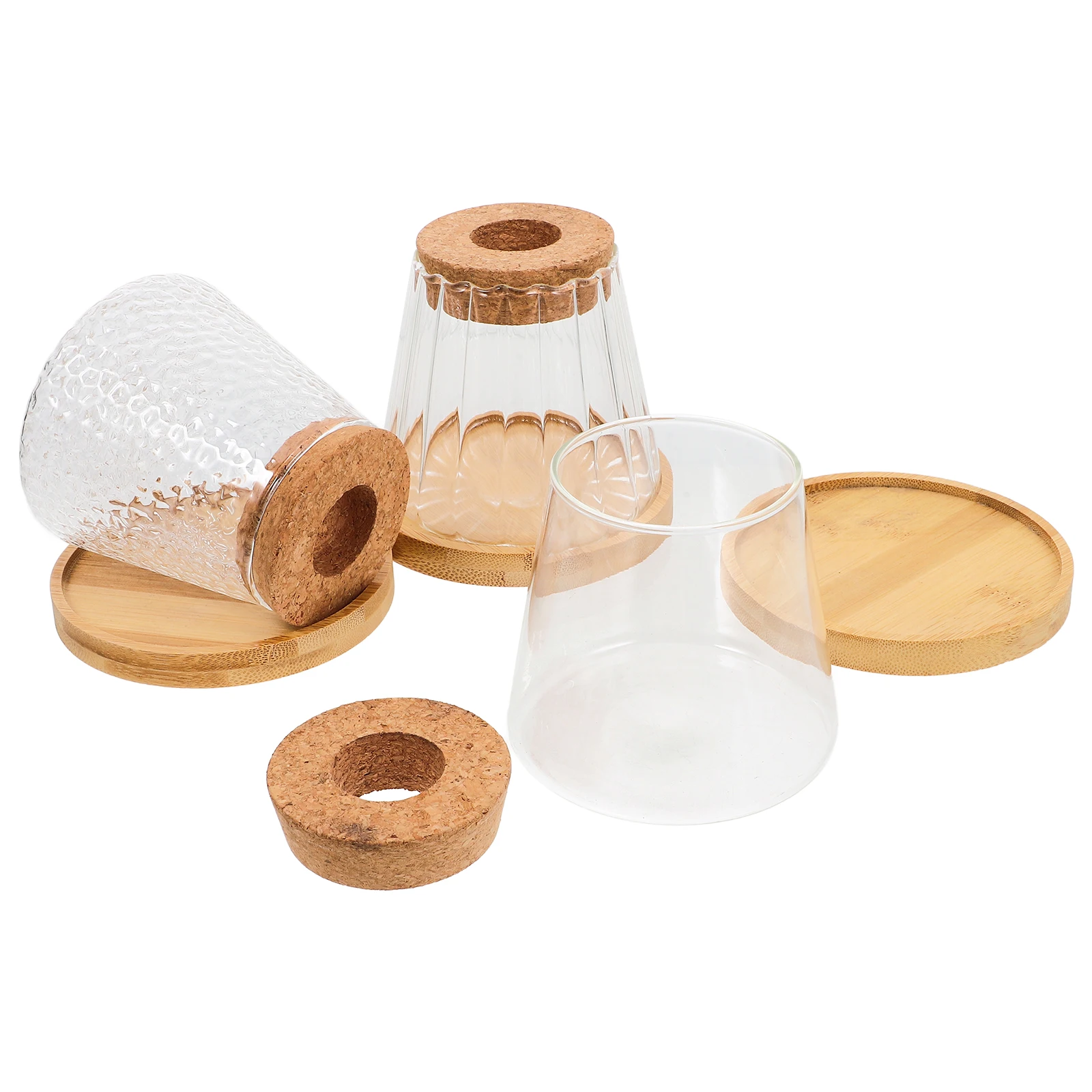 3Sets Transparent Glass Hydroponic Planter with Cork Tray Office Desktop Glass Plant Vase Hydroponic Planter Propogation
3Sets Transparent Glass Hydroponic Planter with Cork Tray Office Desktop Glass Plant Vase Hydroponic Planter Propogation