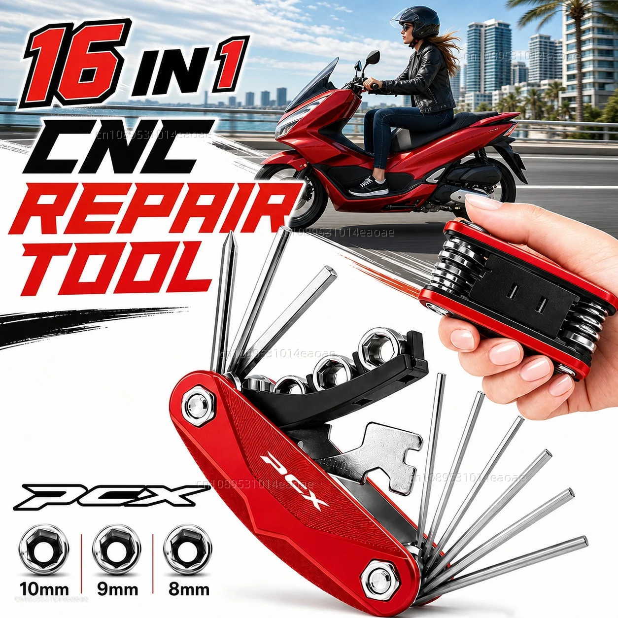 For HONDA PCX125 PCX150 PCX 125 150 pcx 125 150 Motorcycle Tool Repair Kit Multifunctional Screwdriver Wrench Hex Key Set
For HONDA PCX125 PCX150 PCX 125 150 pcx 125 150 Motorcycle Tool Repair Kit Multifunctional Screwdriver Wrench Hex Key Set