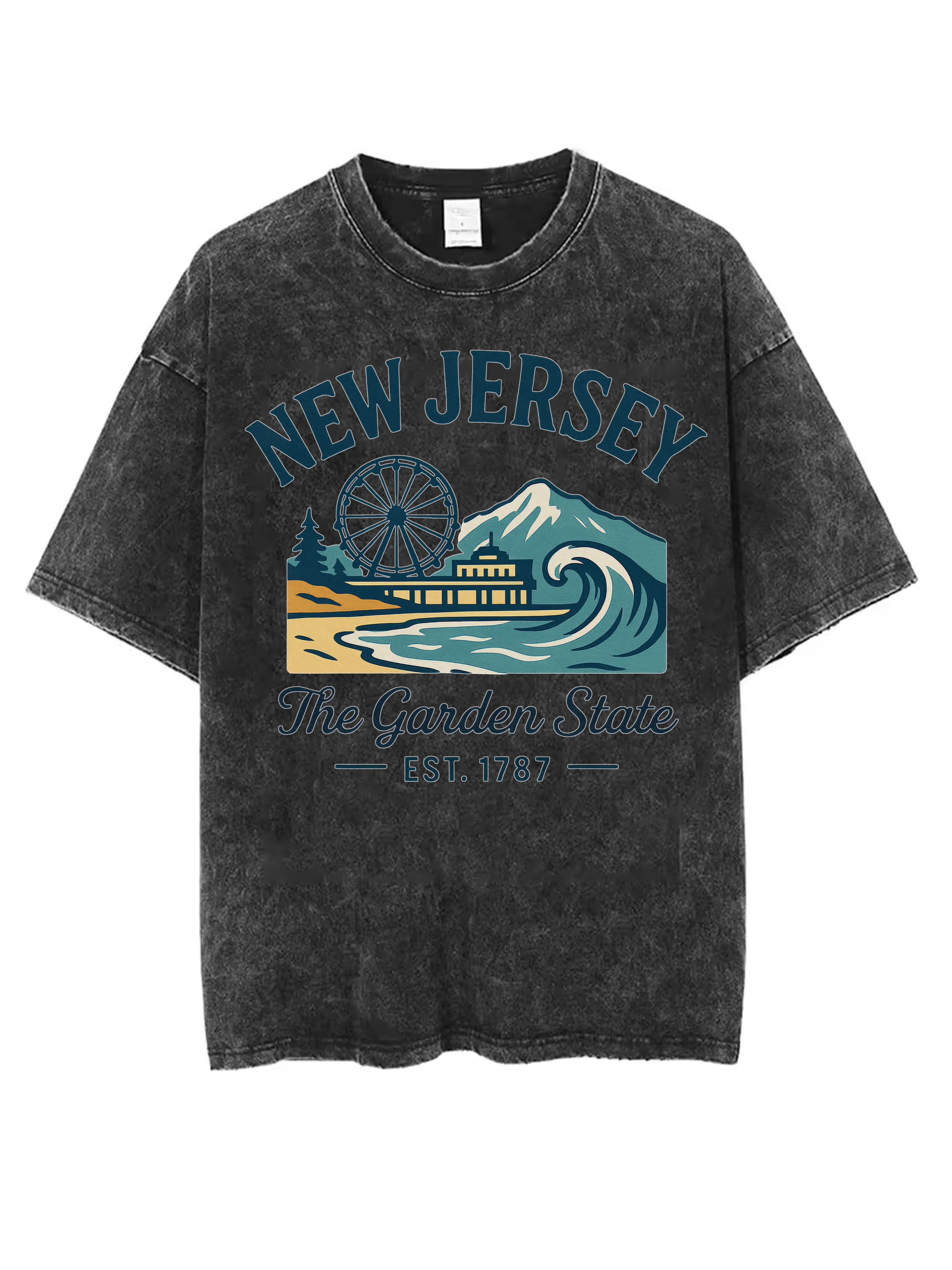 NEW JERSEY I'm not mean Ladies Men’s Black Washed Round Neck T-Shirt Loose Fit Comfortable for Christmas Winter
NEW JERSEY I'm not mean Ladies Men’s Black Washed Round Neck T-Shirt Loose Fit Comfortable for Christmas Winter