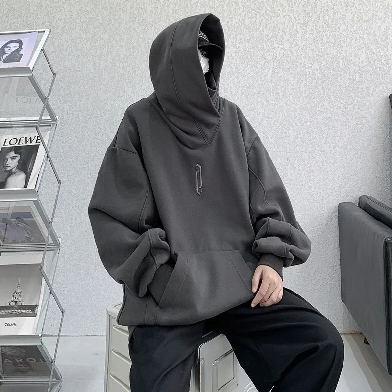 2023 Hybskr New Men Gothic Hoodies Fleece Cowl Design Streetwear Fashion Hip Hop Hooded Pullovers Harajuku Male Sweatshirts
2023 Hybskr New Men Gothic Hoodies Fleece Cowl Design Streetwear Fashion Hip Hop Hooded Pullovers Harajuku Male Sweatshirts