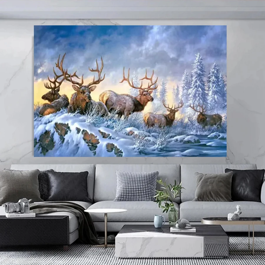 Полный квадратный круглый алмаз вышивка снежные лоси ручной работы олень алмазная живопись вышивка крестиком украшение дома
Полный квадратный круглый алмаз вышивка снежные лоси ручной работы олень алмазная живопись вышивка крестиком украшение дома