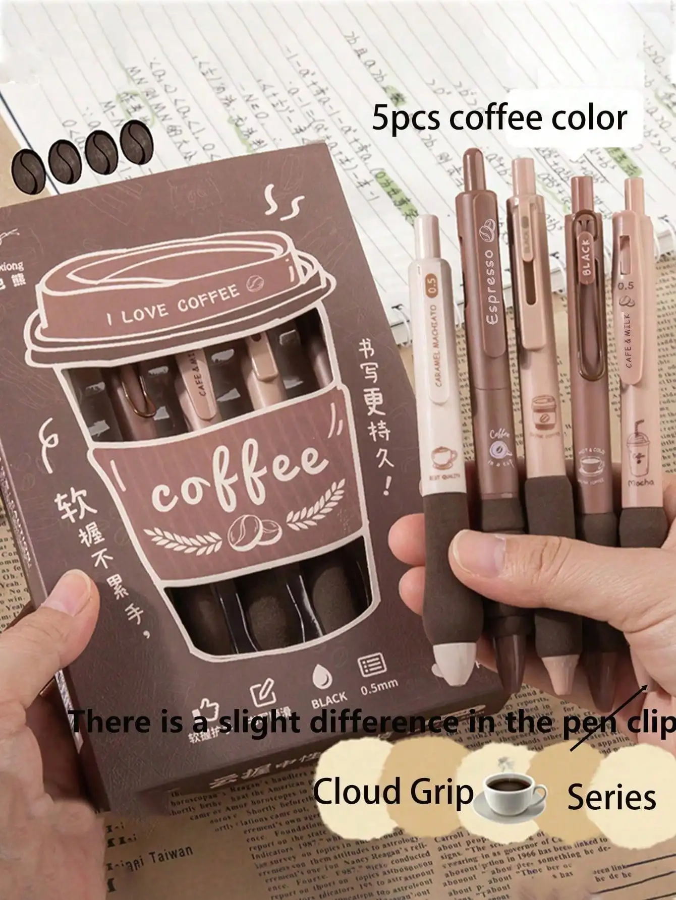 Set of 5 Aesthetic Quick-Dry Neutral Pens – ST Nib Brush Pen for Student Exams
Set of 5 Aesthetic Quick-Dry Neutral Pens – ST Nib Brush Pen for Student Exams
