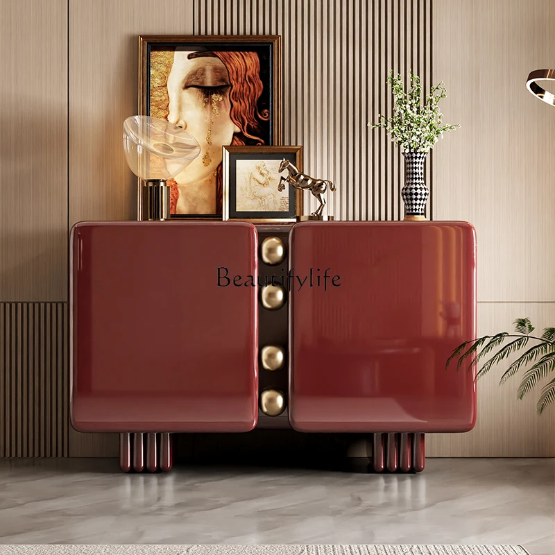 Italian light luxury solid wood porch cabinet modern high-end foyer partition minimalist bedside cabinet
Italian light luxury solid wood porch cabinet modern high-end foyer partition minimalist bedside cabinet