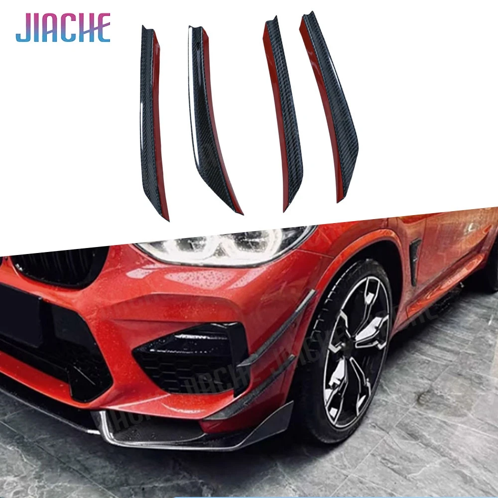For BMW X3M F97 X4M F98 2019-2022 Dry Carbon Fiber FRP Car Front Bumper Splitter Spoiler Canard Air Knife Trim Body Kits 4PCS
For BMW X3M F97 X4M F98 2019-2022 Dry Carbon Fiber FRP Car Front Bumper Splitter Spoiler Canard Air Knife Trim Body Kits 4PCS