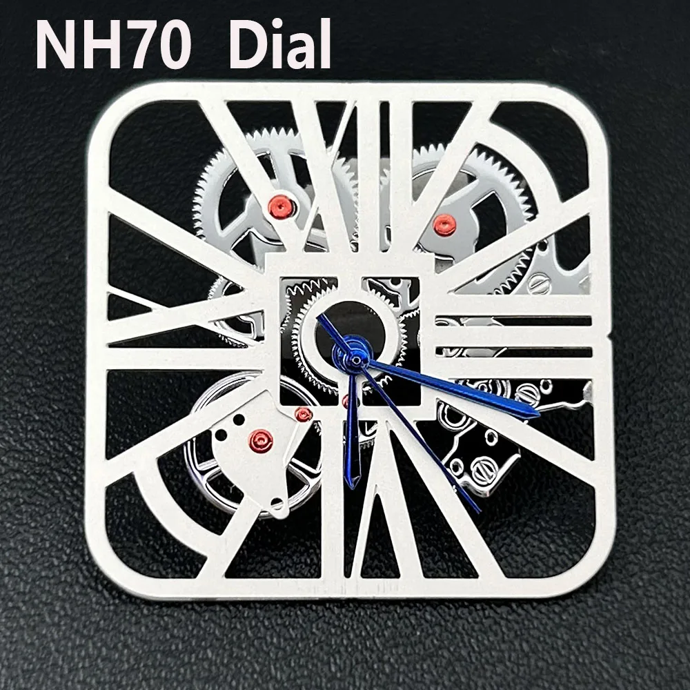 NH70 Dial Man's Watch Dial Hollowed out Dial 27mm Square Dial Roma Dial No logo fit NH70 movement Repair tools
NH70 Dial Man's Watch Dial Hollowed out Dial 27mm Square Dial Roma Dial No logo fit NH70 movement Repair tools