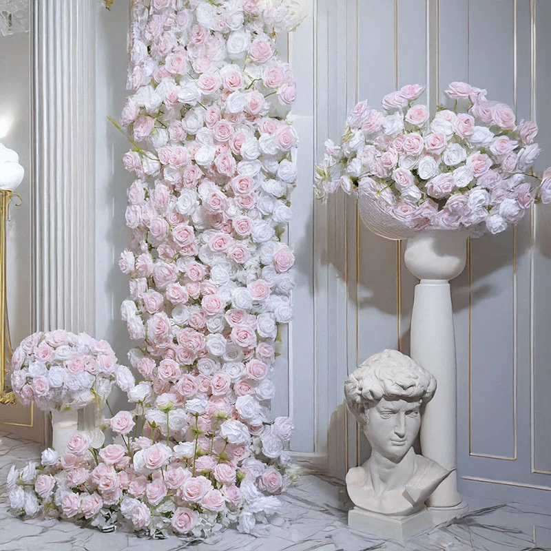New Pink Cake Pagoda Floral Arches Bull Horn Frame Round Pavilion Decoration Floral Wedding Decoration Artificial Flower Rows
New Pink Cake Pagoda Floral Arches Bull Horn Frame Round Pavilion Decoration Floral Wedding Decoration Artificial Flower Rows