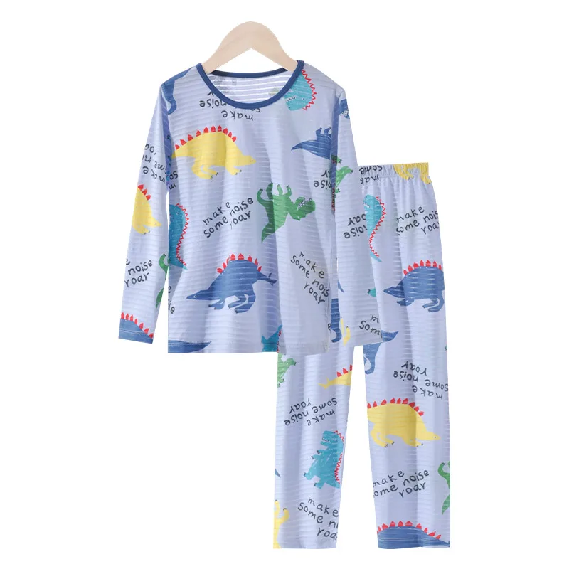 2Pcs Boy's Casual Underwear Set Dino Print Round Neck Long Sleeve Trousers Soft Cotton Clothing Pajamas Set
2Pcs Boy's Casual Underwear Set Dino Print Round Neck Long Sleeve Trousers Soft Cotton Clothing Pajamas Set
