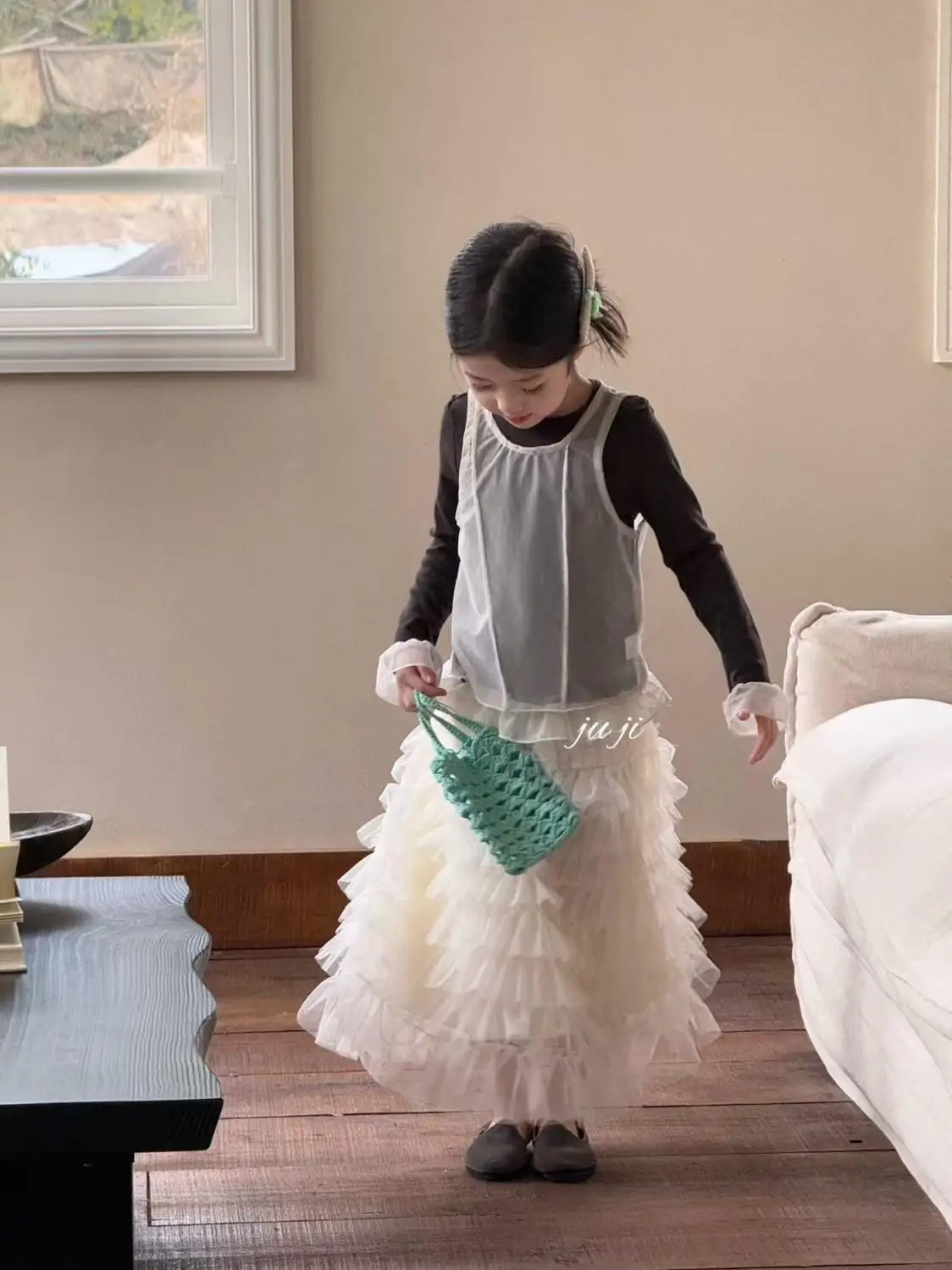 Girls Set Spring and Autumn 2026 Children's Stacked Top Lace Long Sleeve T-shirt+Cake Skirt 2-piece Set
Girls Set Spring and Autumn 2026 Children's Stacked Top Lace Long Sleeve T-shirt+Cake Skirt 2-piece Set