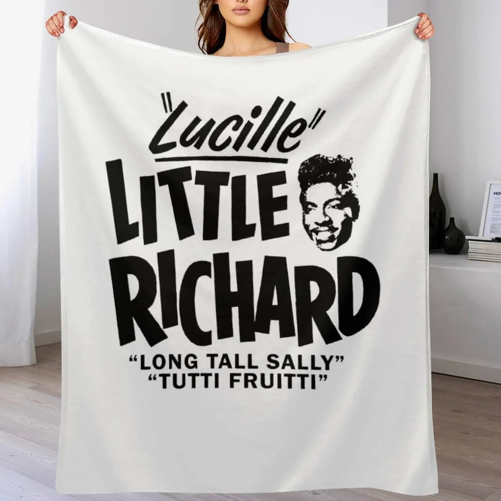 Little Richard Lucille. Throw Blanket Modern Design Soft Blanket for Home Decor
Little Richard Lucille. Throw Blanket Modern Design Soft Blanket for Home Decor