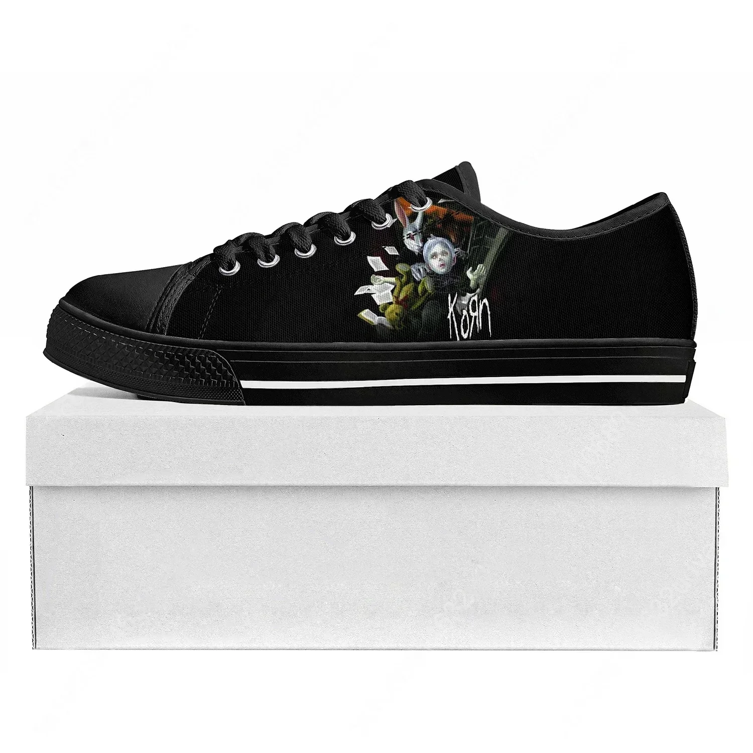 Korn Rock Band Low Top High Quality Sneakers Mens Womens Canvas Sneaker 3D Print Casual Couple Shoe Custom Shoe Black
Korn Rock Band Low Top High Quality Sneakers Mens Womens Canvas Sneaker 3D Print Casual Couple Shoe Custom Shoe Black