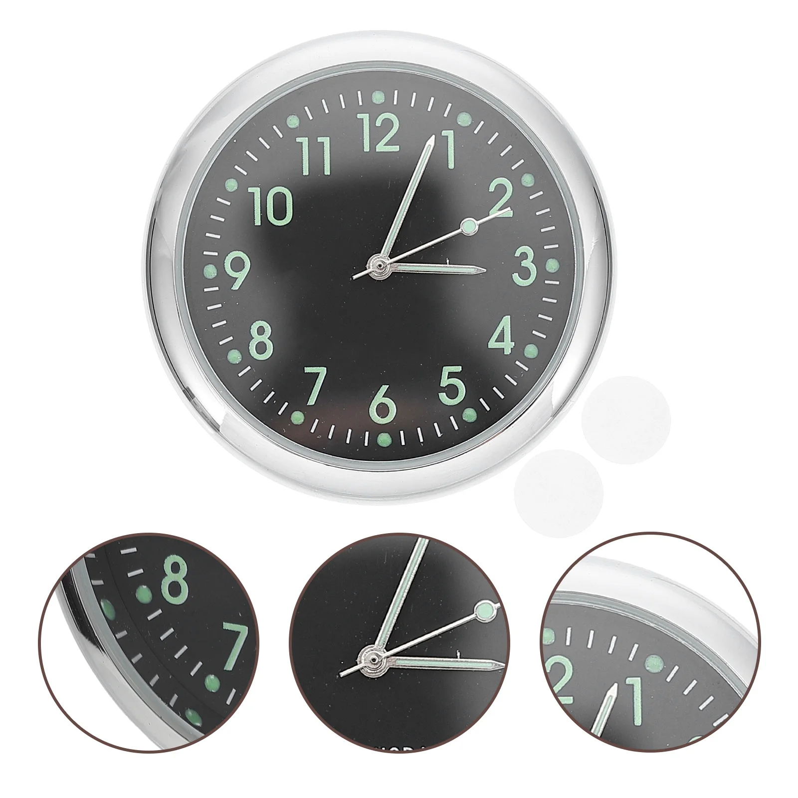 Clock Metal Glass Dashboard Decor Tiny Number Stick Mounted Long Service Life Easy Install Automotive Parts
Clock Metal Glass Dashboard Decor Tiny Number Stick Mounted Long Service Life Easy Install Automotive Parts