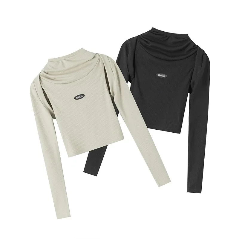 Gentle Style Short Vest Long Sleeved T-shirt 2023 Women's Early Spring New Korean Slim Fit Hooded T-shirt Top Female Clothing
Gentle Style Short Vest Long Sleeved T-shirt 2023 Women's Early Spring New Korean Slim Fit Hooded T-shirt Top Female Clothing