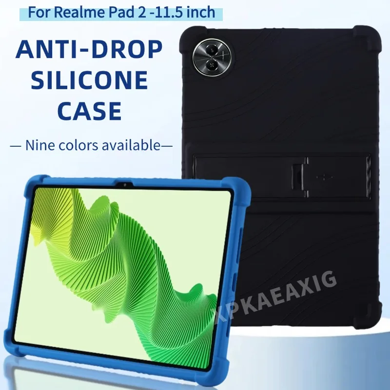 For Realme Pad 2 11.5 inch case Kickstand Coat Shockproof Cover Tablet Case Soft Silicon Stand Protective Shell
For Realme Pad 2 11.5 inch case Kickstand Coat Shockproof Cover Tablet Case Soft Silicon Stand Protective Shell