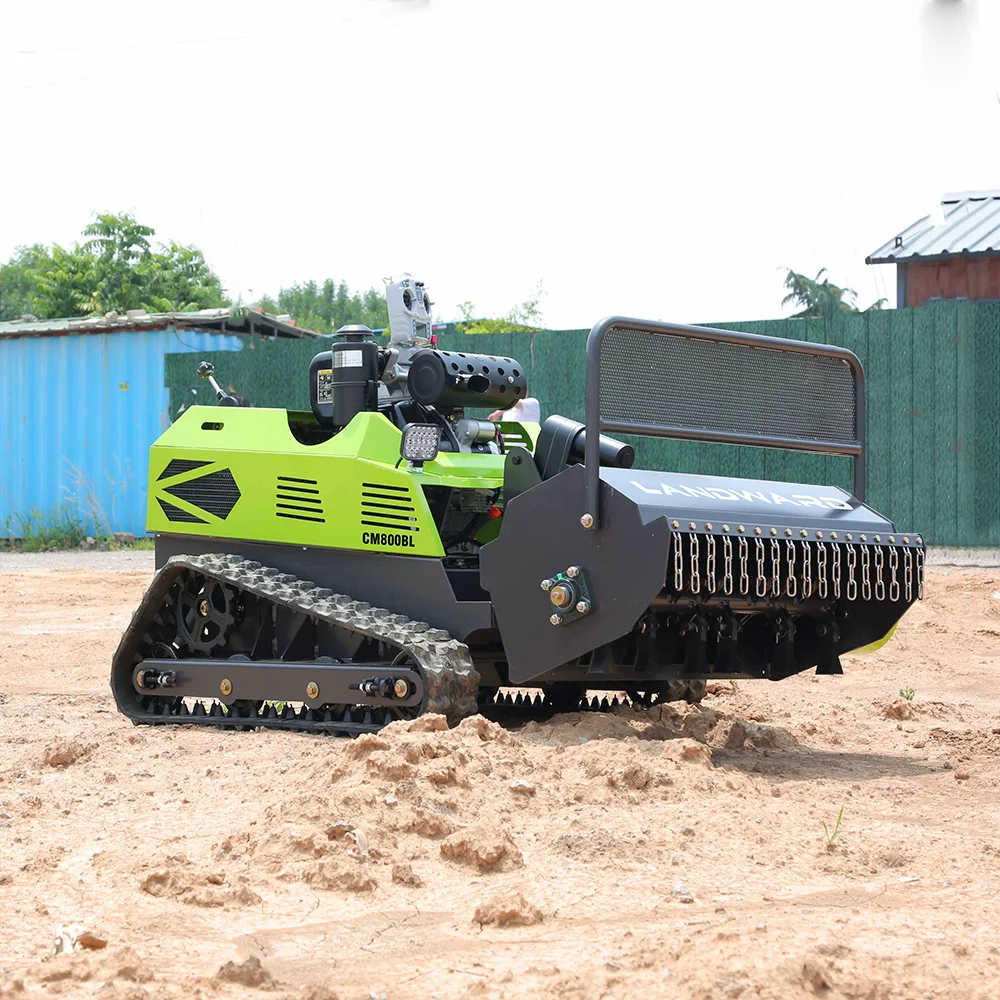 Wholesale Price Remote Control Crawler Farm Lawn Mower All Terrain Wireless Mini Robot Grass Cutter Machine for Sale
Wholesale Price Remote Control Crawler Farm Lawn Mower All Terrain Wireless Mini Robot Grass Cutter Machine for Sale