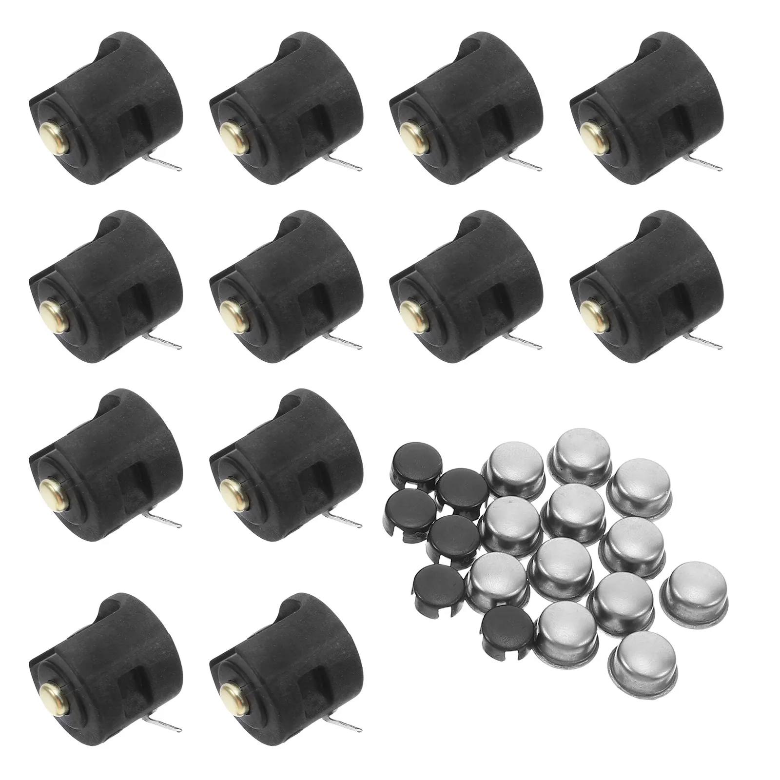 12Sets Flashlight Switch Caps Robust Metal Small Push Button End Caps Waterproof Dustproof Protective Covers for Outdoor LED
12Sets Flashlight Switch Caps Robust Metal Small Push Button End Caps Waterproof Dustproof Protective Covers for Outdoor LED