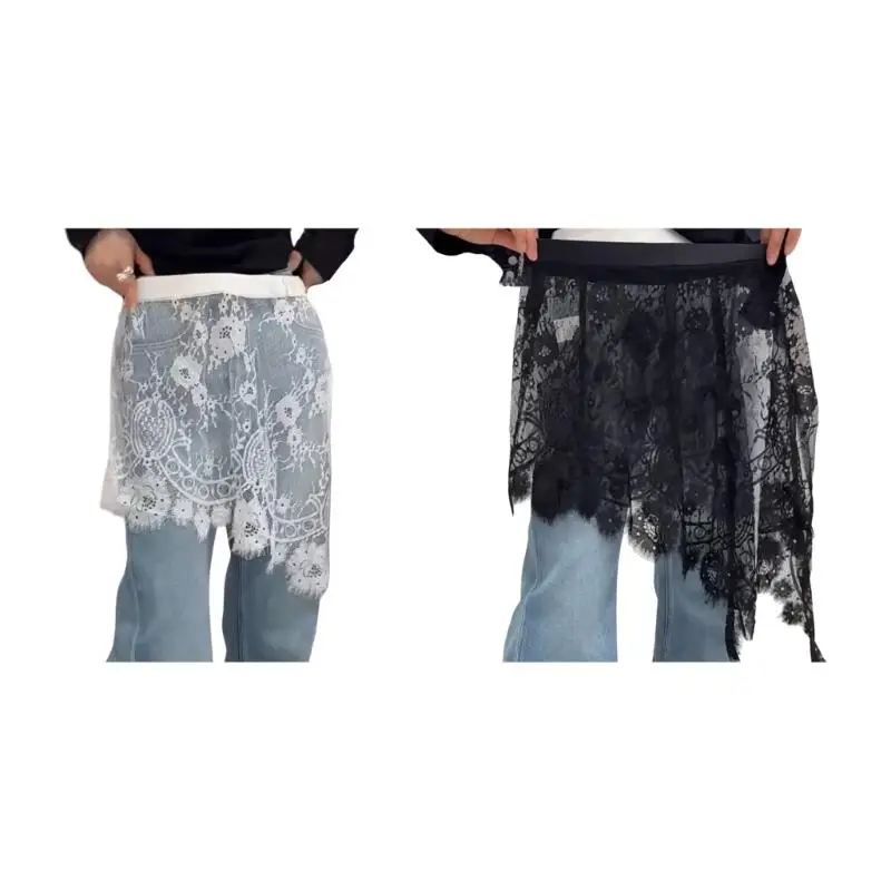 QXND Layering Fake Top Lower Skirt Half Length Mini Skirt Hemlines for Women
QXND Layering Fake Top Lower Skirt Half Length Mini Skirt Hemlines for Women