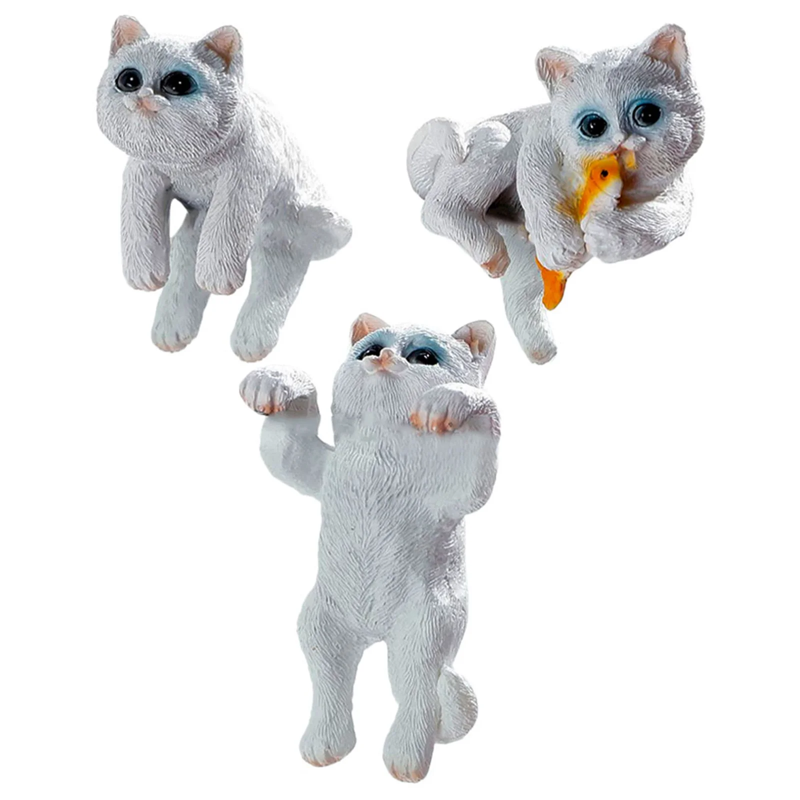 3Pcs Mini Cat DIY Aquarium Cat Ornament Small Resin Decoration for Desktop Office Flowerpot Aquarium Decoration 
3Pcs Mini Cat DIY Aquarium Cat Ornament Small Resin Decoration for Desktop Office Flowerpot Aquarium Decoration