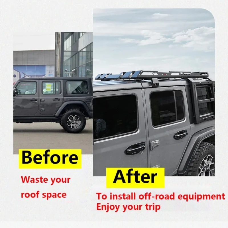 High Quality 4x4 Car Roof Rack With Ladder Cargo Basket Mount Kit For Wrangler BJ40
High Quality 4x4 Car Roof Rack With Ladder Cargo Basket Mount Kit For Wrangler BJ40