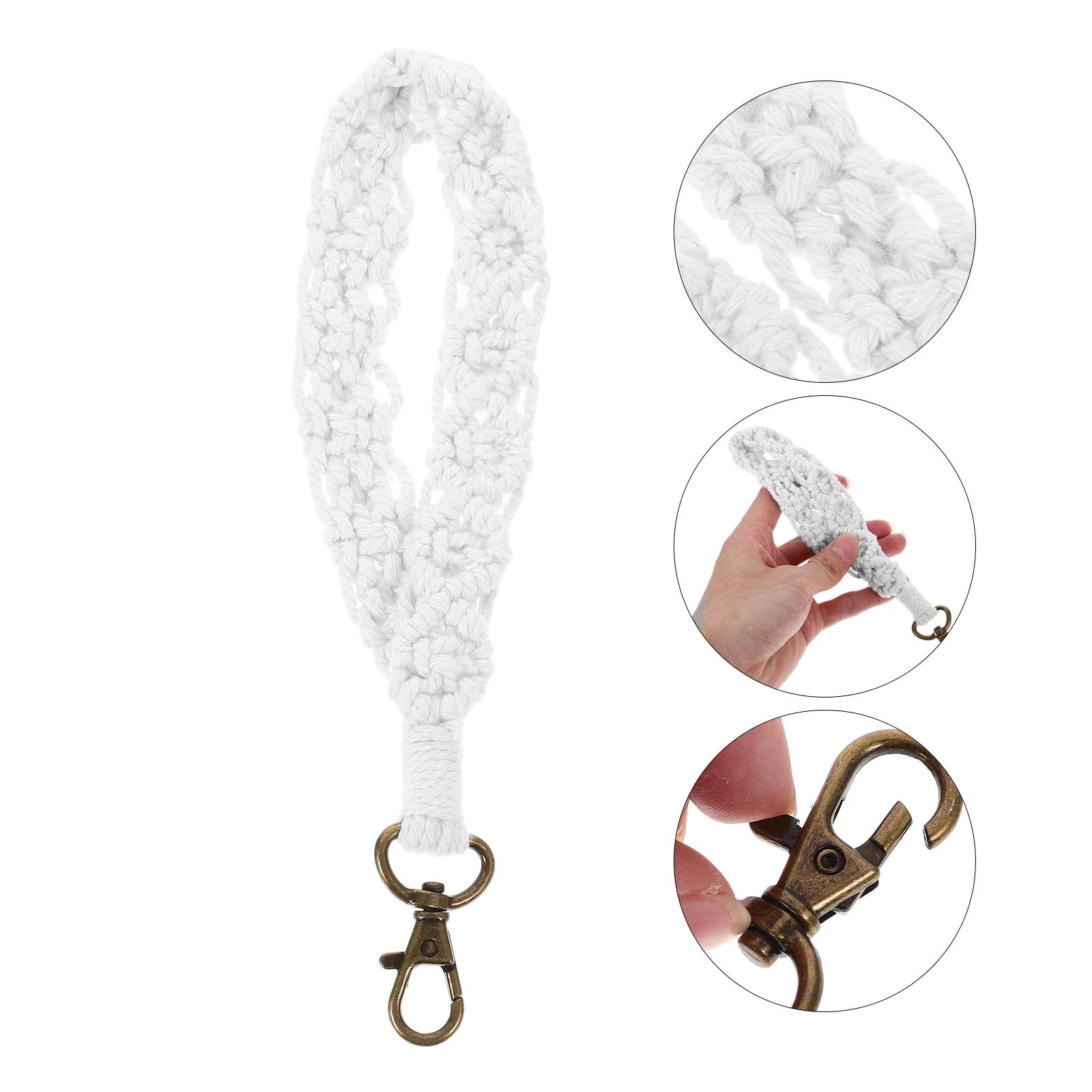 Braided Daisy Keychain White Cotton Rope Wrist Lanyard For Keys Lanyard Keychains Women Cute Lanyards Keys Accessories
Braided Daisy Keychain White Cotton Rope Wrist Lanyard For Keys Lanyard Keychains Women Cute Lanyards Keys Accessories