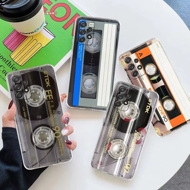 Vintage Music Tapes Cassette For Samsung Galaxy A55 Case A54 A52 A53 5G A15 A14 A13 A21S A23 A51 A34 A35 A33 A32 A72 Clear Cover
Vintage Music Tapes Cassette For Samsung Galaxy A55 Case A54 A52 A53 5G A15 A14 A13 A21S A23 A51 A34 A35 A33 A32 A72 Clear Cover