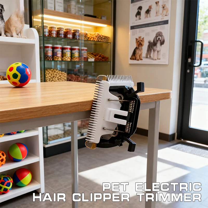 Электрическая машинка для стрижки волос, триммер для стрижки собак, керамический титановый нож, сменное лезвие для машинки для стрижки домашних животных
Электрическая машинка для стрижки волос, триммер для стрижки собак, керамический титановый нож, сменное лезвие для машинки для стрижки домашних животных