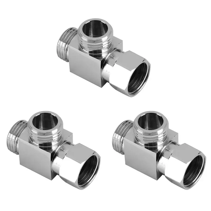 A02M-3X Brass 3 Way Water Diverter Adapter Quickly Installation Bathroom Shower Bidet Angle Replacement Valve Connector
A02M-3X Brass 3 Way Water Diverter Adapter Quickly Installation Bathroom Shower Bidet Angle Replacement Valve Connector