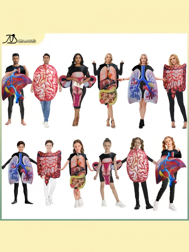 Digital Print Heart Organ Costume Sponge Suit Halloween Cosplay Wear for Adults Chinese Stage Performance Traditional Tang Suit
Digital Print Heart Organ Costume Sponge Suit Halloween Cosplay Wear for Adults Chinese Stage Performance Traditional Tang Suit