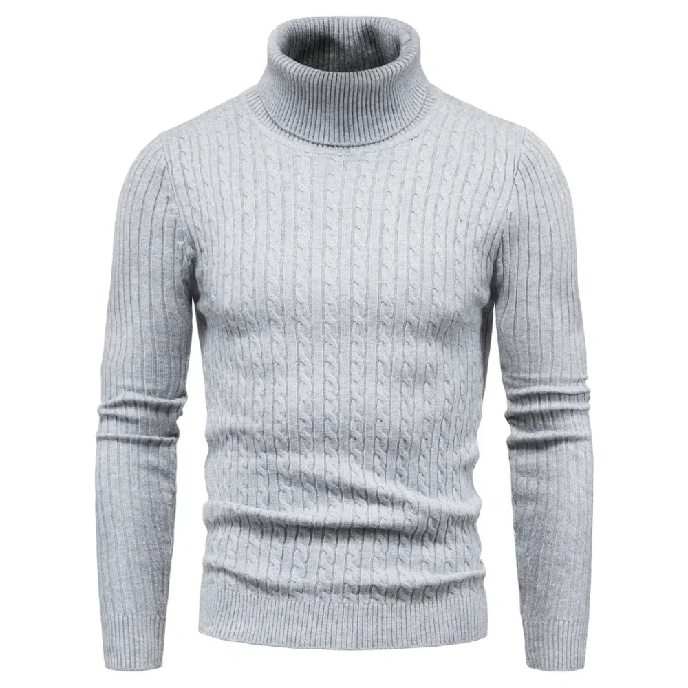 Autumn and Winter Turtleneck Warm Fashion Solid Color Sweater Men's Sweater Slim Pullover Men's Knitted Sweater Bottoming Shirt
Autumn and Winter Turtleneck Warm Fashion Solid Color Sweater Men's Sweater Slim Pullover Men's Knitted Sweater Bottoming Shirt