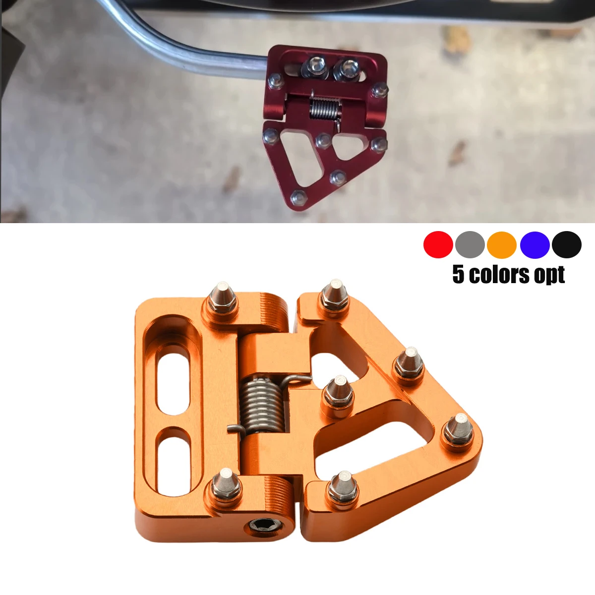 Motorcycles Foldable Rear Brake Pedal Step Tip Plate For KTM 790 890 390 1290 Adventure 690 Enduro 690 SMC R For Husqvarna 701
Motorcycles Foldable Rear Brake Pedal Step Tip Plate For KTM 790 890 390 1290 Adventure 690 Enduro 690 SMC R For Husqvarna 701