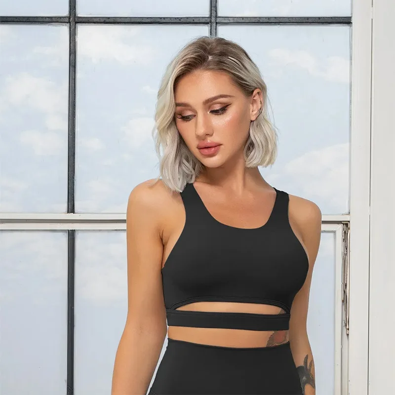 Beautiful Back Yoga Sports Bra Gathers Shock-proof Running Fitness Sports Underwear Shorts European and American Suits Bra Top
Beautiful Back Yoga Sports Bra Gathers Shock-proof Running Fitness Sports Underwear Shorts European and American Suits Bra Top