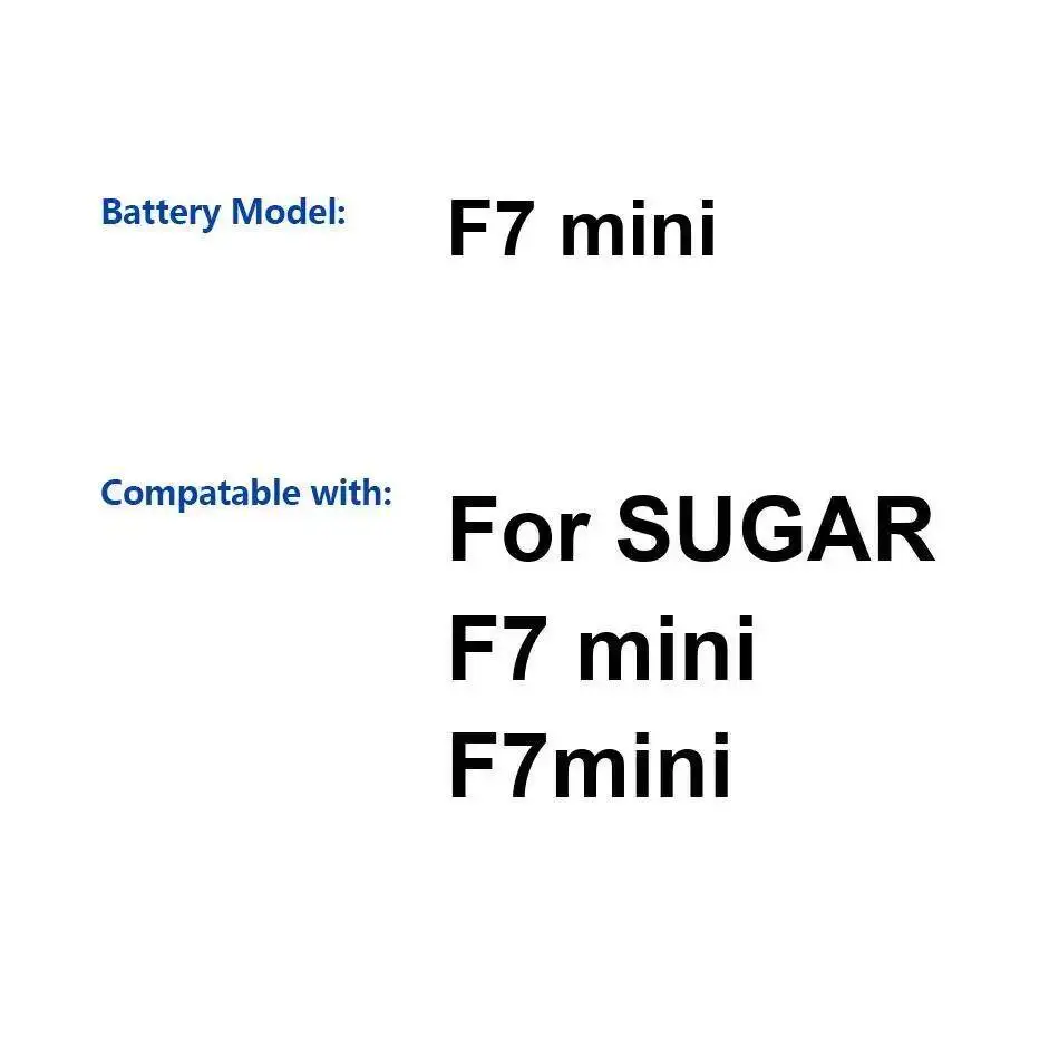 Mobile Phone Battery Reliable Power Long-Lasting Performance For Sugar F7 Mini 3000Mah
Mobile Phone Battery Reliable Power Long-Lasting Performance For Sugar F7 Mini 3000Mah