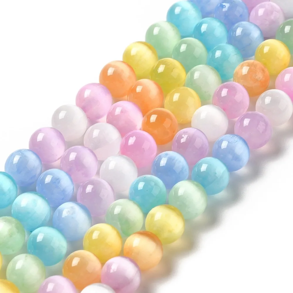 2Strand Natural Selenite Stone Beads Grade A Round Colorful Loose Beads 8.5mm for jewelry making DIY bracelet necklace decor
2Strand Natural Selenite Stone Beads Grade A Round Colorful Loose Beads 8.5mm for jewelry making DIY bracelet necklace decor