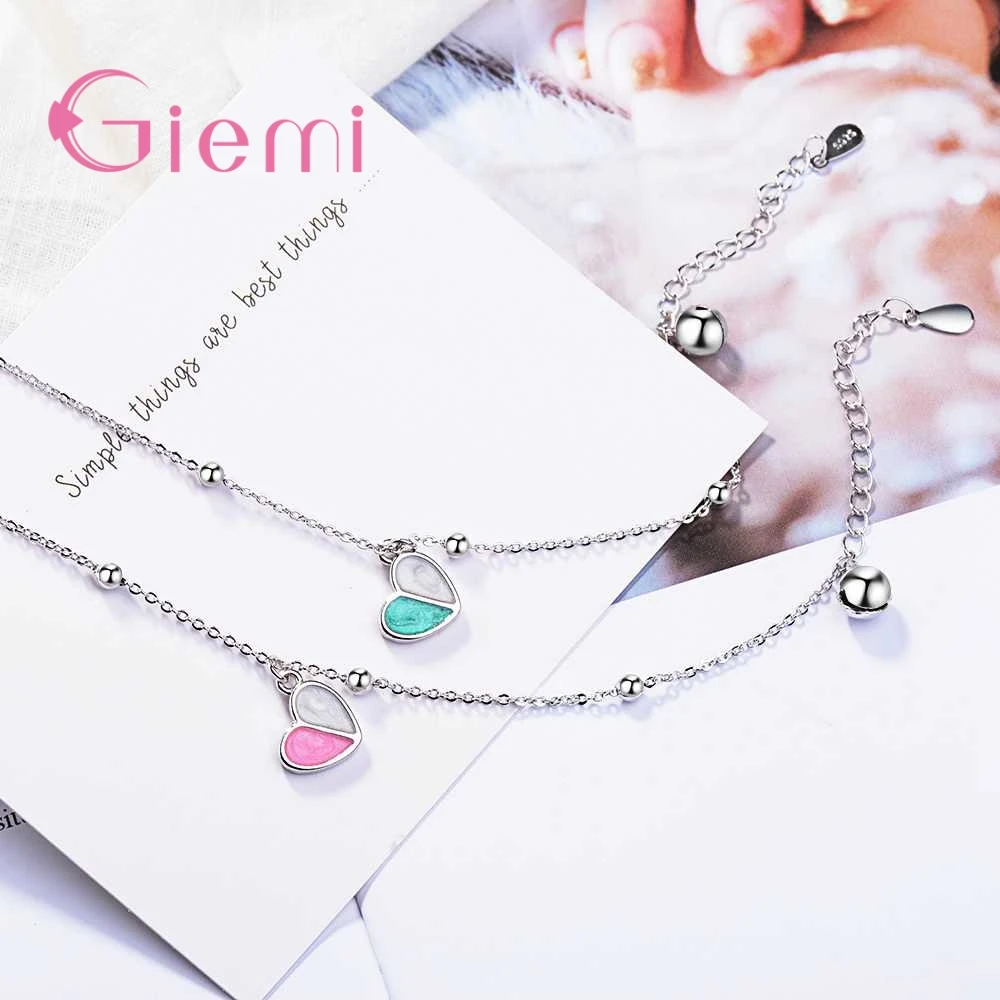 Original 925 Sterling Silver Beautiful Pink Heart Beads Bracelet for Women Girls Wedding Party Fashion Jewelry Gifts Wholesale
Original 925 Sterling Silver Beautiful Pink Heart Beads Bracelet for Women Girls Wedding Party Fashion Jewelry Gifts Wholesale