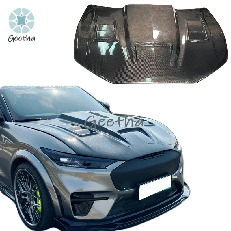 For Car Exterior Accessories for Ford Mustang Mach-E GT High Glossy Carbon Fiber Front Engine Cover Front Trunk Hood Bonnet Body
For Car Exterior Accessories for Ford Mustang Mach-E GT High Glossy Carbon Fiber Front Engine Cover Front Trunk Hood Bonnet Body