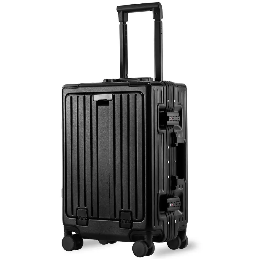 On Luggage 20 Inch, Aluminum Frame Zipperless Luggage, ABSPC Hard Shell Suitcases, Carry On with Compartment for Short Trips, Su
On Luggage 20 Inch, Aluminum Frame Zipperless Luggage, ABSPC Hard Shell Suitcases, Carry On with Compartment for Short Trips, Su
