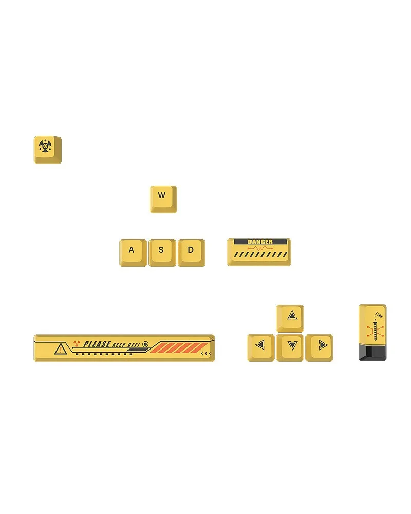 Keycap Mechanical Keyboard 0EM Height Yellow PBT Sublimation Supplement 12 Customization
Keycap Mechanical Keyboard 0EM Height Yellow PBT Sublimation Supplement 12 Customization