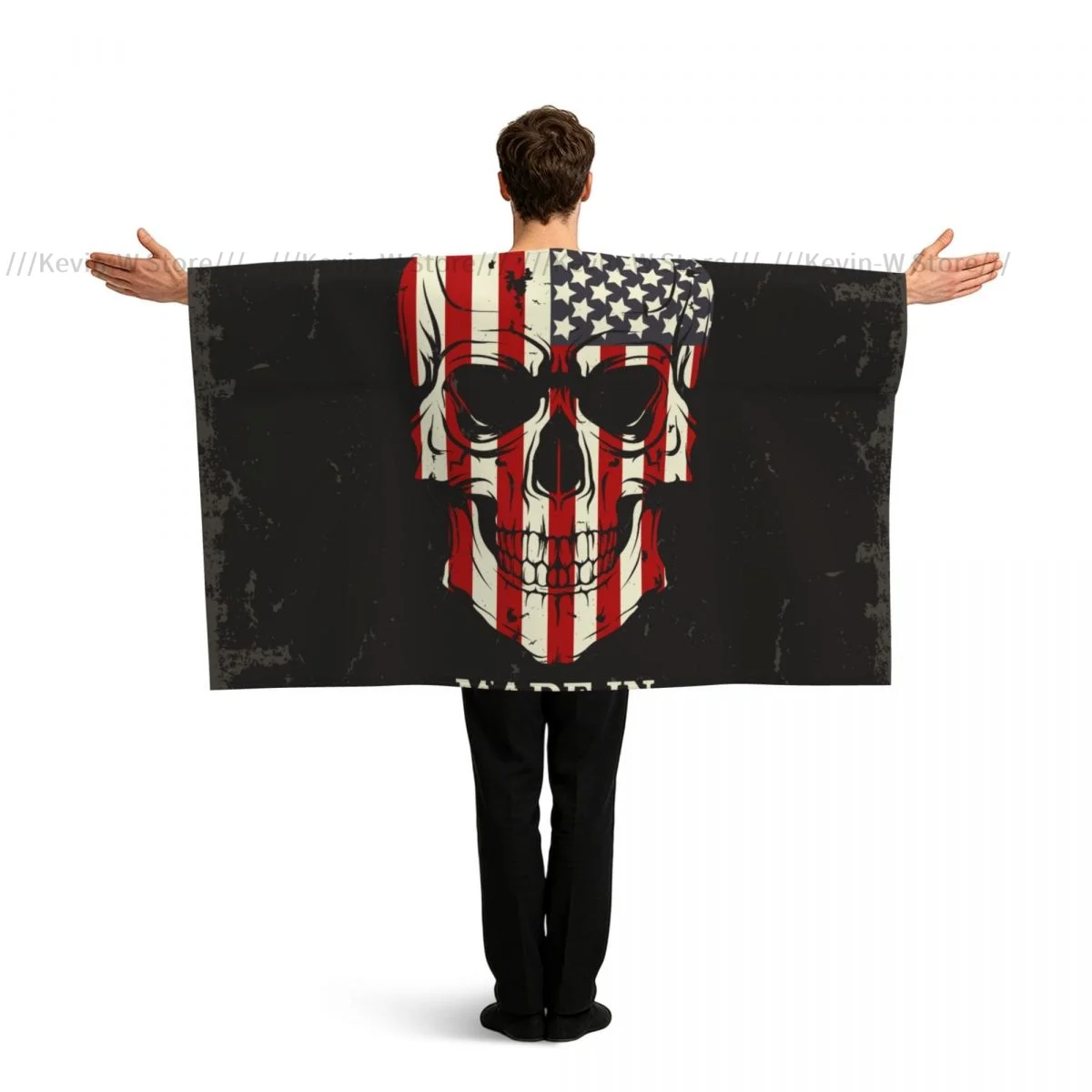 National Flag Body Cape With Arm Sleeves Skull Color Of The Flag Football Fan Cheer Wearable Flag
National Flag Body Cape With Arm Sleeves Skull Color Of The Flag Football Fan Cheer Wearable Flag