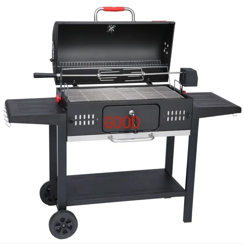 Outdoor Kitchen Heavy Duty BBQ Grills New Design Built In and Trolley Pellet Smoker Rotisserie Barbecue BBQ Charcoal Grill
Outdoor Kitchen Heavy Duty BBQ Grills New Design Built In and Trolley Pellet Smoker Rotisserie Barbecue BBQ Charcoal Grill