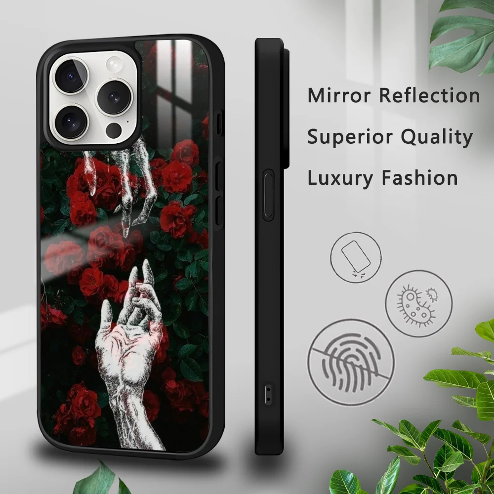 Cool Skull Rose Design Phone Case For iPhone 16 15 14 13 12 11 Pro Xs Max Mini Plus Celulares Hard Funda
Cool Skull Rose Design Phone Case For iPhone 16 15 14 13 12 11 Pro Xs Max Mini Plus Celulares Hard Funda