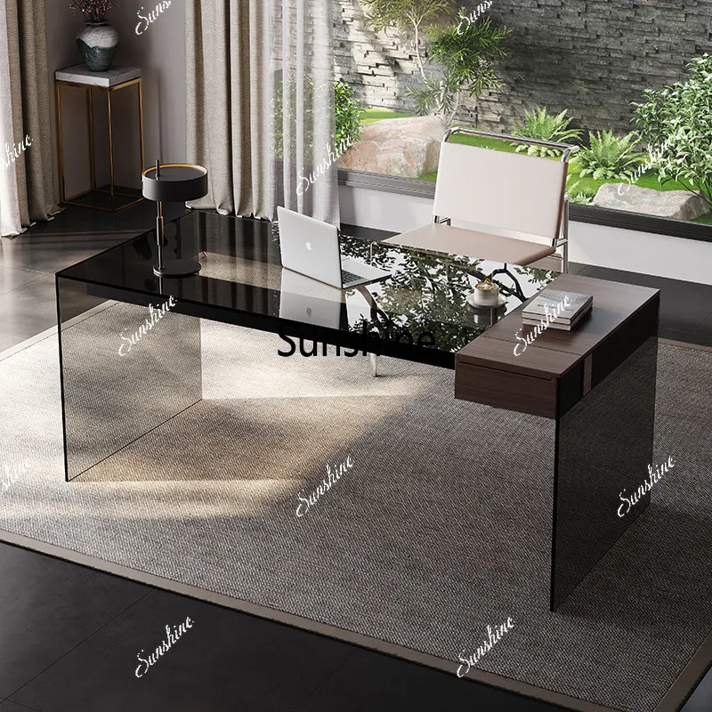 Italian minimalist desk light luxury modern living room sofa back long table workbench
Italian minimalist desk light luxury modern living room sofa back long table workbench