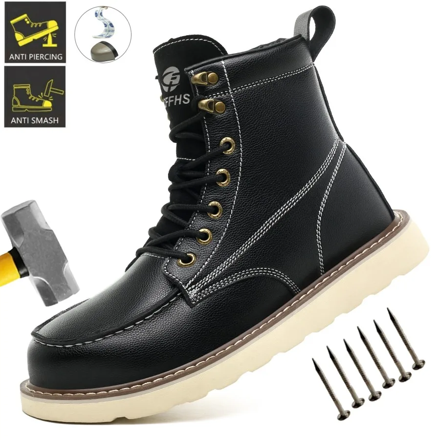 Steel Toe Safety Shoes Men Anti-Puncture Anti-Smash Non Slip Industrial Work Boots CE New Arrival Discount Safety Boots
Steel Toe Safety Shoes Men Anti-Puncture Anti-Smash Non Slip Industrial Work Boots CE New Arrival Discount Safety Boots
