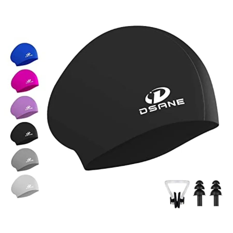 Womens Silicone Swim Cap for Long Hair, 3D Ergonomic Design Silicone Swimming Caps for Women Men Adults Boys Girls with Ear Plu
Womens Silicone Swim Cap for Long Hair, 3D Ergonomic Design Silicone Swimming Caps for Women Men Adults Boys Girls with Ear Plu