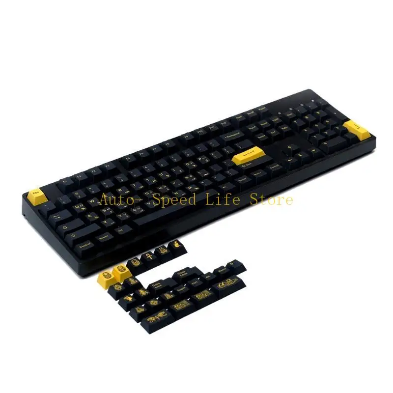 02DA Pharaoh 128 Keys Cherry Profile PBT Keycaps for Mechanical Keyboard Keycap Set
02DA Pharaoh 128 Keys Cherry Profile PBT Keycaps for Mechanical Keyboard Keycap Set