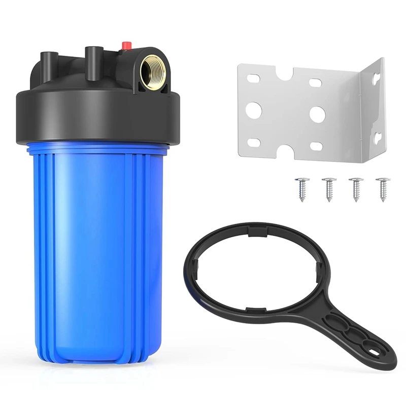 10X4.5In Whole House Water Filter Housing, Fit Sediment Etc Filters For Well And City Water,Filter Pre-Filtration System Blue
10X4.5In Whole House Water Filter Housing, Fit Sediment Etc Filters For Well And City Water,Filter Pre-Filtration System Blue